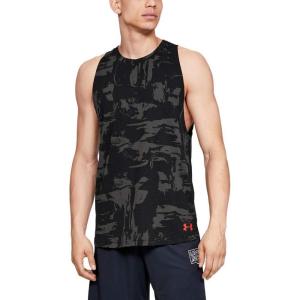 imageUnder Armour Mens Baseline Cotton TankBlack 003Beta Red