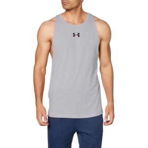 imageUnder Armour Mens Baseline Cotton TankMod Gray 012Cyclone
