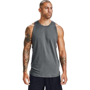 imageUnder Armour Mens Baseline Cotton TankPitch Gray 013Beta