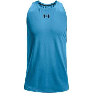 imageUnder Armour Mens Baseline Cotton TankRadar Blue 422Black