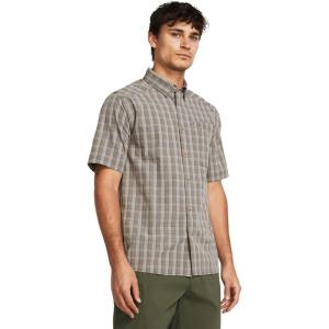 imageUnder Armour Mens Drift Tide 20 Plaid ShortSleeve TShirt203 Timberwolf Taupe  Timberwolf Taupe  Taupe Dusk