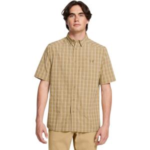 imageUnder Armour Mens Drift Tide 20 Plaid ShortSleeve TShirt263 Camel   Coyote