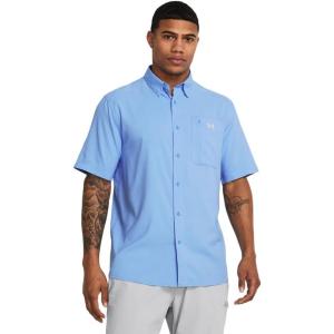 imageUnder Armour Mens Drift Tide 20 ShortSleeve TShirt476 Carolina Blue   Halo Gray