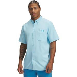 imageUnder Armour Mens Drift Tide 20 ShortSleeve TShirt494 Stream   Ether Blue