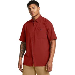imageUnder Armour Mens Drift Tide 20 ShortSleeve TShirt840 Earthen Orange   Dark Maroon