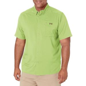 imageUnder Armour Mens Drift Tide 20 ShortSleeve TShirtLime Foam 368Tent