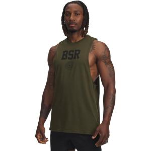 imageUnder Armour Mens Project Rock Blood Sweat Respect Tank308 Expedition Green   Black
