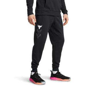imageUnder Armour Mens Project Rock Rival Fleece Joggers001 Black    White