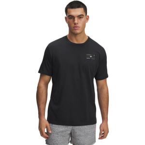 imageUnder Armour Mens Project Rock Short Sleeve T Shirt002 Black   Stone