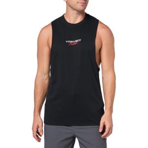 imageUnder Armour Mens Project Rock Tank001 Black  White  Racer Red
