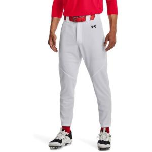 imageUnder Armour Mens Utility Baseball Pant Closed 22100 White   Black