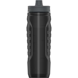 imageUnder Armour Squeeze Water Bottles 32 oz Water Bottles Sideline Sports Water Bottle with QuickShot Lid Quick ampamp Easy Hydration Gym Water Bottles Squeeze Bottle 1 32oz BottleBlackPitch Grey