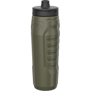 imageUnder Armour Squeeze Water Bottles 32 oz Water Bottles Sideline Sports Water Bottle with QuickShot Lid Quick ampamp Easy Hydration Gym Water Bottles Squeeze Bottle 1 32oz BottleMarine Green