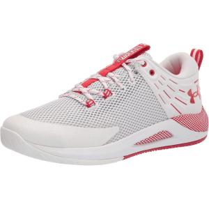 imageUnder Armour Womens HOVR Block City Volleyball ShoeWhite 102Red