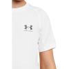 imageUnder Armour Boys HeatGear Armour ShortSleeve TShirtWhite 100Black