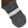 imageUnder Armour Kids Youth Magnetico Over The Calf Socks 1 Pack230 Gridiron Brown  Pitch Gray  White