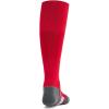 imageUnder Armour Kids Youth Magnetico Over The Calf Socks 1 Pack600 Red  Pitch Gray  White