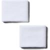 imageUnder Armour Mens 3inch Performance Wristband 2PackWhite 100Black