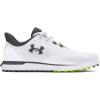 imageUnder Armour Mens Drive Fade Spikeless Golf Shoe100 WhiteWhiteTitan Gray