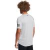 imageUnder Armour Mens Freedom Tech Short Sleeve TShirt011 Mod Gray Light Heather   Black