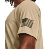 imageUnder Armour Mens Freedom Tech Short Sleeve TShirt291 Desert Sand   Marine Od Green