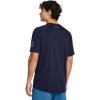 imageUnder Armour Mens Freedom Tech Short Sleeve TShirt412 Midnight Navy   Viral Blue