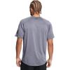 imageUnder Armour Mens Freedom Tech Short Sleeve TShirt413 Midnight Navy Light Heather   Black