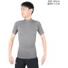 imageUnder Armour Mens HeatGear Comp Mock Short Sleeve TShirtCarbon Heather 090Black