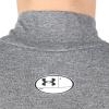 imageUnder Armour Mens HeatGear Comp Mock Short Sleeve TShirtCarbon Heather 090Black