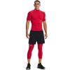 imageUnder Armour Mens HeatGear Comp Mock Short Sleeve TShirtRed 600White