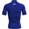 imageUnder Armour Mens HeatGear Comp Mock Short Sleeve TShirtRoyal 400White