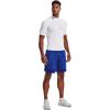 imageUnder Armour Mens HeatGear Comp Mock Short Sleeve TShirtWhite 100Black
