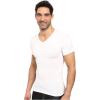 imageUnder Armour Mens Heatgear Tactical Vneck Compression Shortsleeve TshirtWhite 100Clear