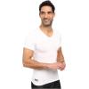 imageUnder Armour Mens Heatgear Tactical Vneck Compression Shortsleeve TshirtWhite 100Clear
