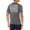imageUnder Armour Mens New Freedom Banner TShirt010 Jet Gray   Steel