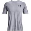imageUnder Armour Mens New Freedom Banner TShirt037 Steel Light Heather   Midnight Navy