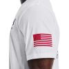 imageUnder Armour Mens New Freedom Banner TShirt101 White  Red  Royal