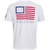 imageUnder Armour Mens New Freedom Banner TShirt101 White  Red  Royal