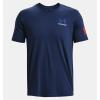 imageUnder Armour Mens New Freedom Banner TShirt408 Academy  Royal  Red
