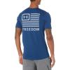 imageUnder Armour Mens New Freedom Banner TShirt997 Blackout Navy   Steel