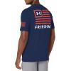 imageUnder Armour Mens New Freedom Banner TShirtAcademy Blue 409Steel