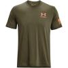 imageUnder Armour Mens New Freedom Banner TShirtMarine Od Green 391Blaze Orange