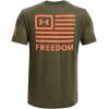 imageUnder Armour Mens New Freedom Banner TShirtMarine Od Green 391Blaze Orange