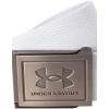 imageUnder Armour Mens Stretch Webbing Belt100 White  Steel  Steel