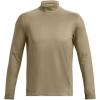 imageUnder Armour Mens Tac Mock Coldgear Infrared Base Tshirt499 Federal Tan   Black