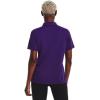 imageUnder Armour Tech Team Womens Short Sleeve Polo ShirtPurple  White