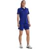 imageUnder Armour Tech Team Womens Short Sleeve Polo ShirtRoyal  White