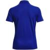 imageUnder Armour Tech Team Womens Short Sleeve Polo ShirtRoyal  White