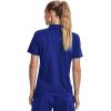 imageUnder Armour Tech Team Womens Short Sleeve Polo ShirtRoyal  White