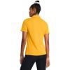 imageUnder Armour Tech Team Womens Short Sleeve Polo ShirtSteeltown Gold  White